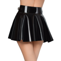 Black Level Jupe Vinyl Skirt Noire